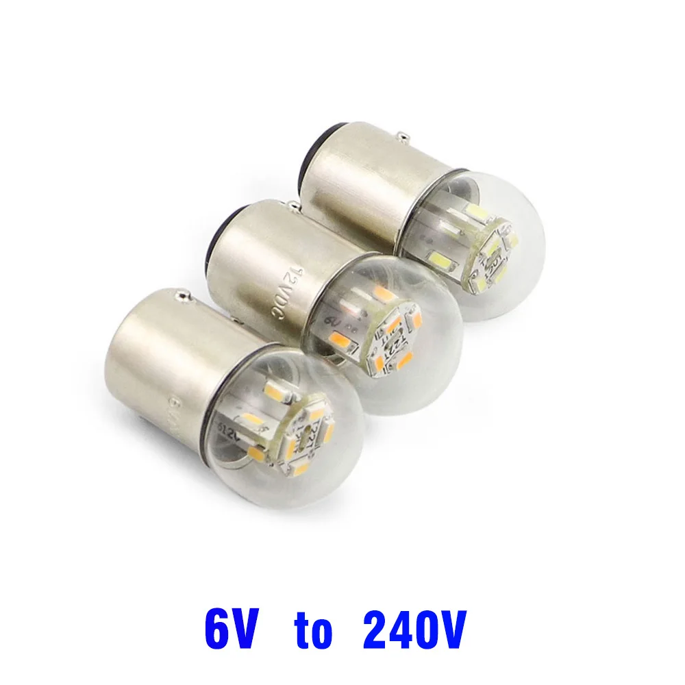 Светодиодные лампы G18 R5w 6 в 12 В 24 48 оборудование индикатор SMD 3014