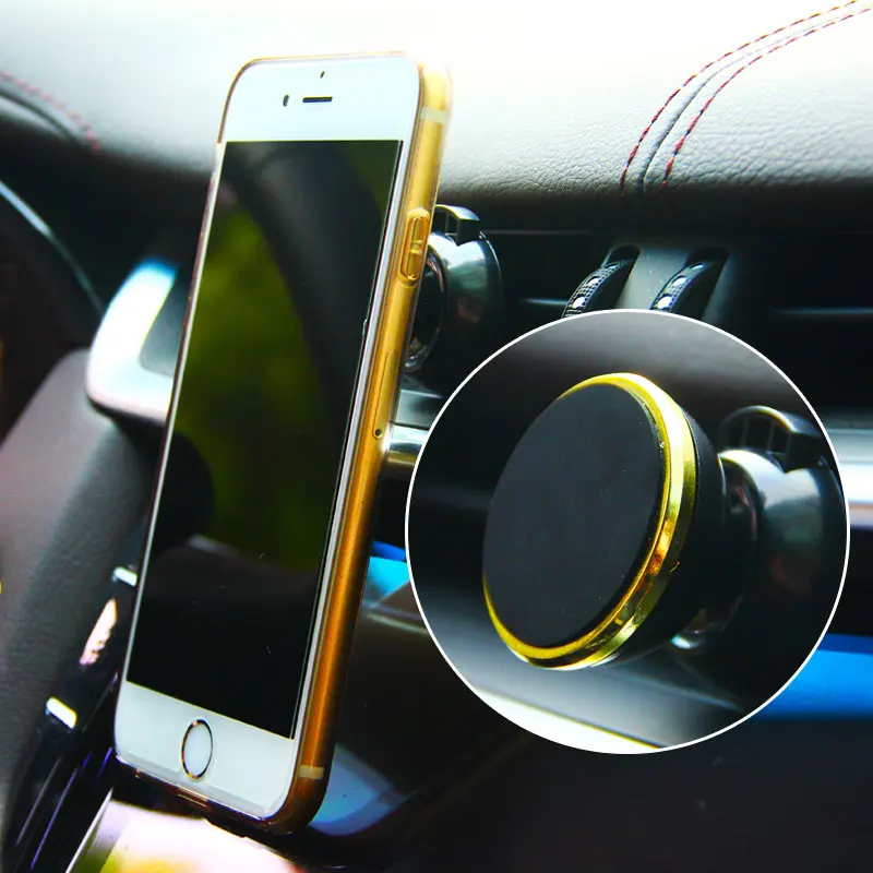 Universal 360 Degree Magnetic Air Vent Mount Mobile Smartphone Stand Car Phone Holder Magnet Support Cell Cellphone in GPS | Мобильные