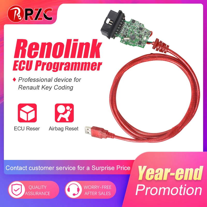 Renolink OBD2 forRenault новейший Программист ECU V1.52 CD Программное обеспечение кодирование