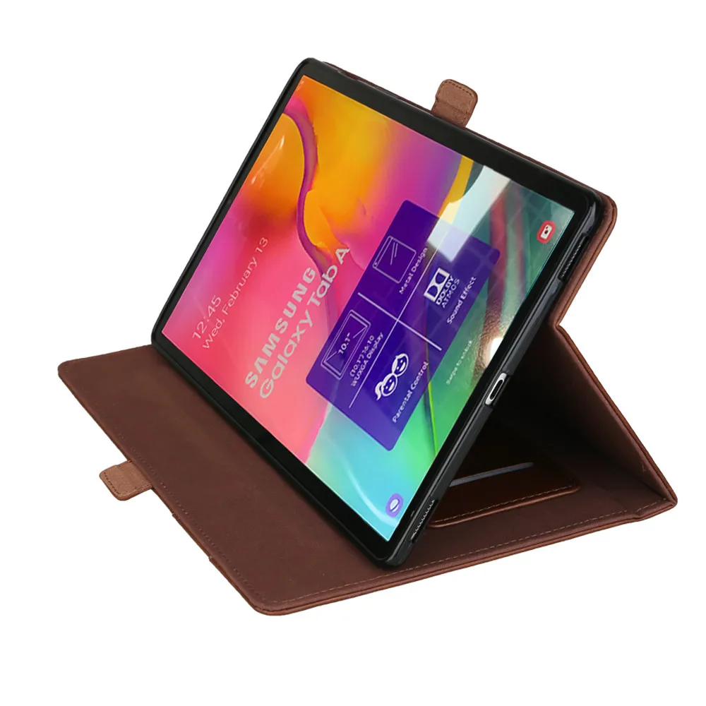 Для samsung Tab A 10,1 T510 T515 вращающийся Флип-Стенд кожаный чехол для Galaxy Tab A T510 T515 10,1 дюймов чехол для планшета+ ручка