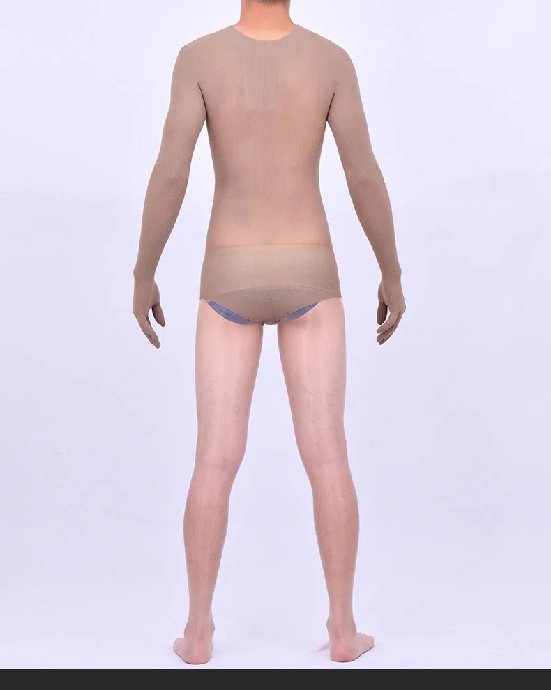 Ecoosexy Unisex 80d Seamless Five Fingers Long Sleeve Bodysuit Half Coat Zentai One Piece Tights Diy Any Cut Bodystocking Catsuit Leotard -Zentai shop online H10bfc3c3283243eeb9e94e3e9537fd60I.jpg