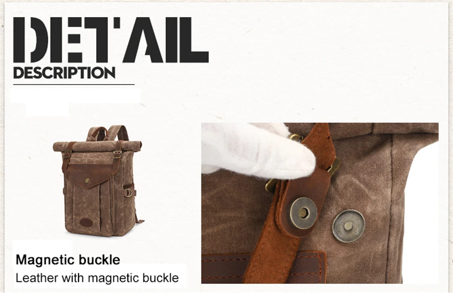 Men Backpack Mochila Waterproof Laptop School Bags for college student vintage Batik canvas rucksack large travel hiking bag
