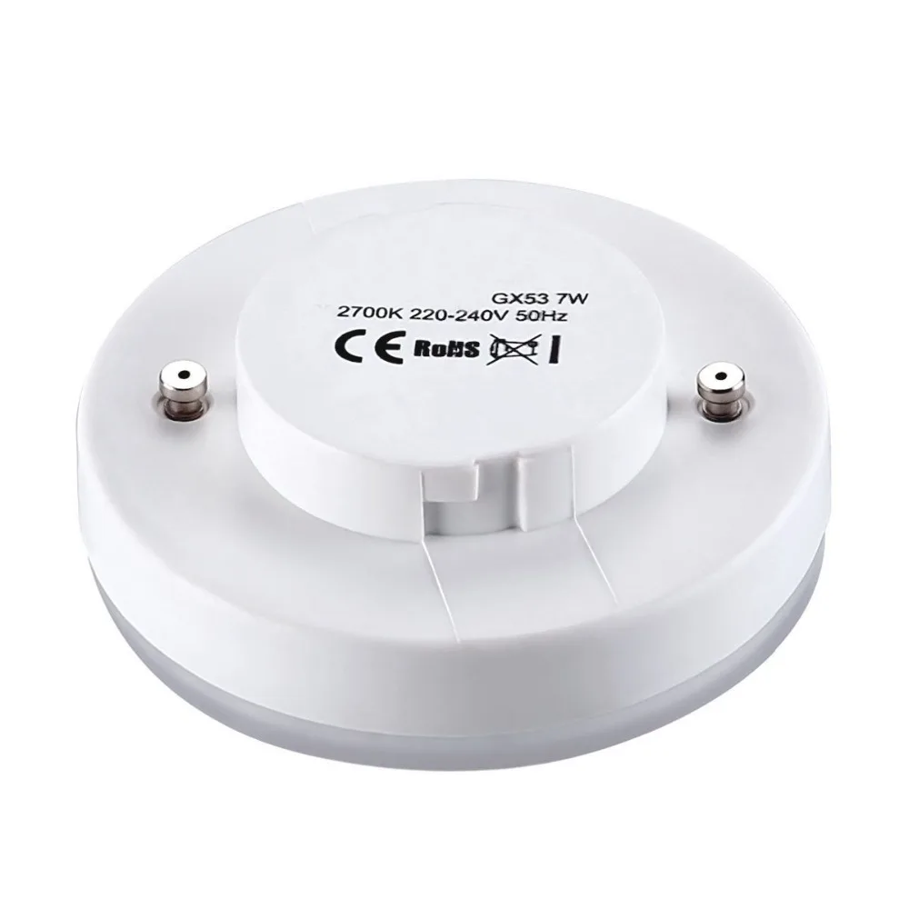 Светодиодный светильник GX53 5 Вт супер яркий светодиодный smd2835 gx 53 220 В 230 240 в теплый