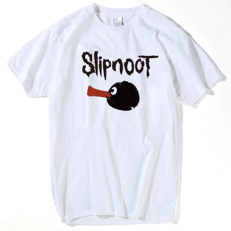 Slipknot Pingu T Shirts Men Hip Hop Rock T Shirt Punk T Shirt Slipknot Pentagrama Womens Tops And Blouses T Shirts Aliexpress