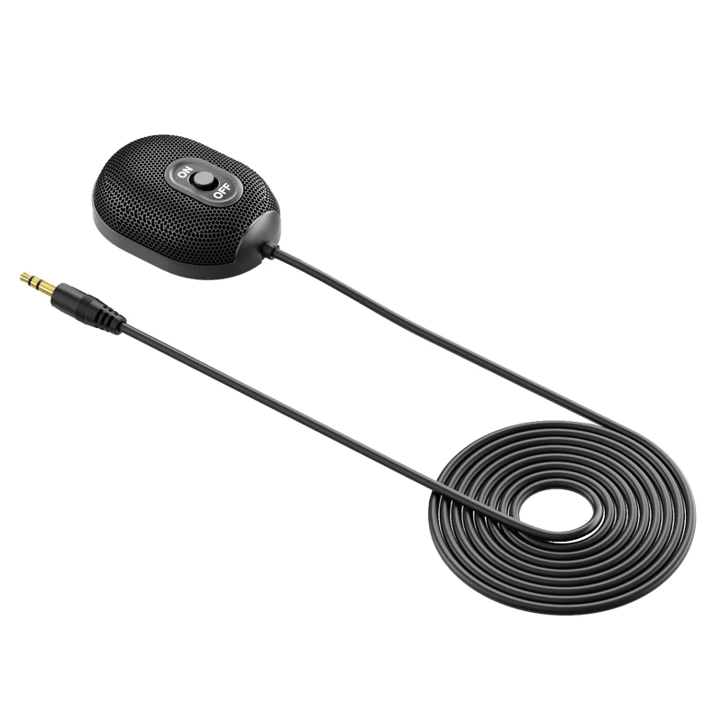 U1 Omnidirectional Microphone AUX 3.5mm Microfon Professional 360 Sound Pick-up Meeting Conference Microfone For Phone PC best microphone for streaming Microphones