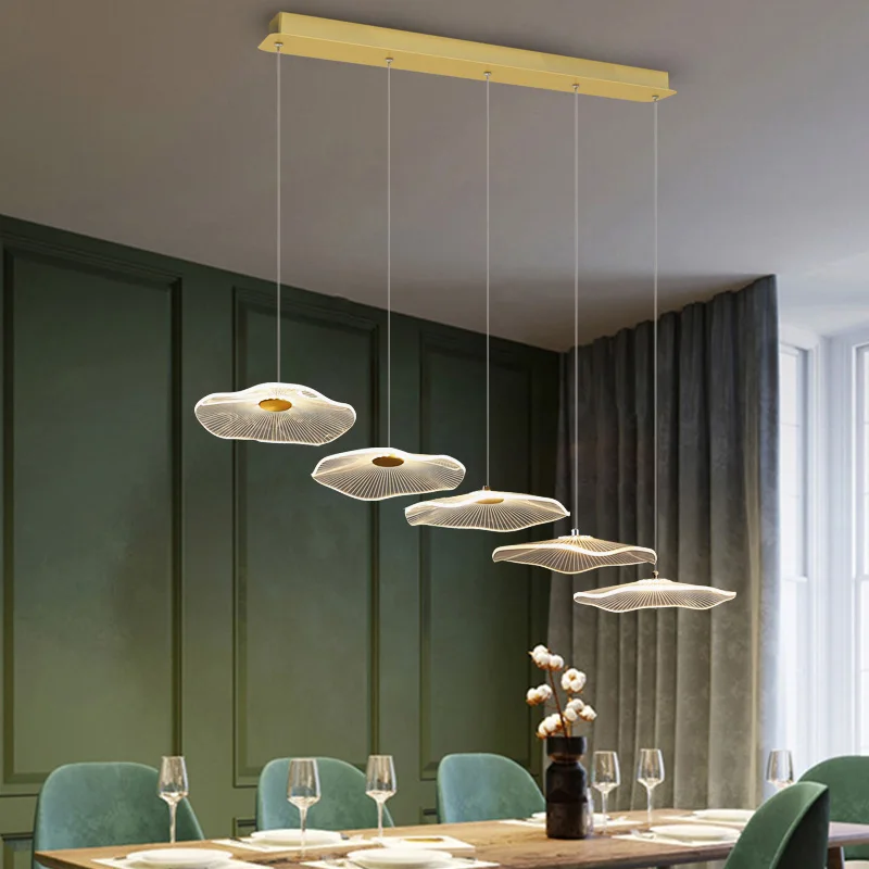 

Современный светодиодный лестница люстра освещение Nordic столовой чехлы для гостиная, спальня Акриловые Золотая люстра