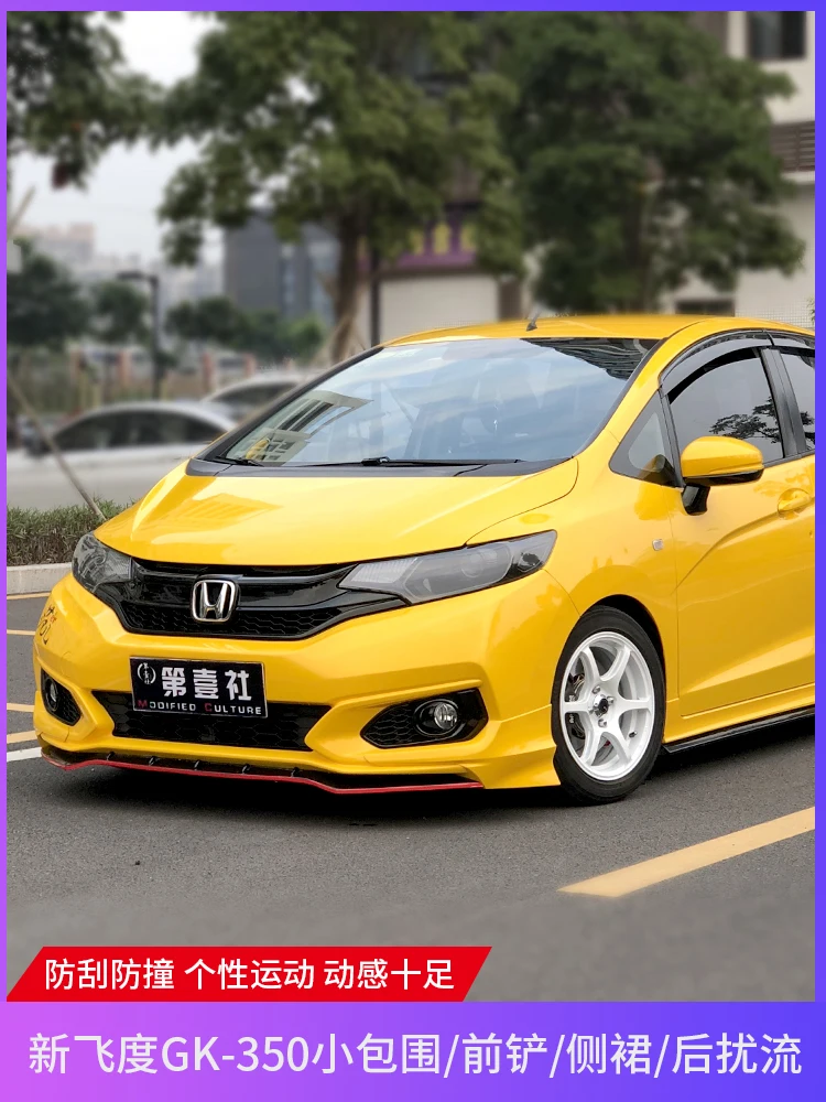 Applicable To Honda 18 19 Fit Jazz Body Kit Spoiler Jdm Modified Body Surround Kit Body Kits Aliexpress