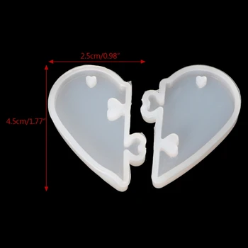

Free shipping Love locks for lovers Pendant Silicone Mold DIY Epoxy Resin Mould Jewelry Tools