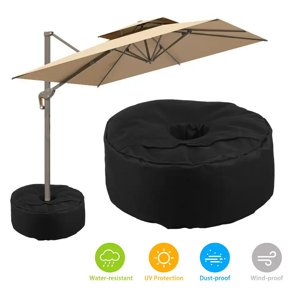 Outdoor Umbrella Base Weight Bag Sunshade Parasol Base Bag Heavy Duty Detachable Round Sand Bag For Patio Cantilever Umbrellas Shade Accessories Aliexpress