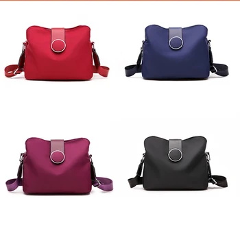 

Shoulder Bag Crossbody Messenger Bags Nylon Bag Travel Waterproof Bag Office Purse Mobile Phone Pouch