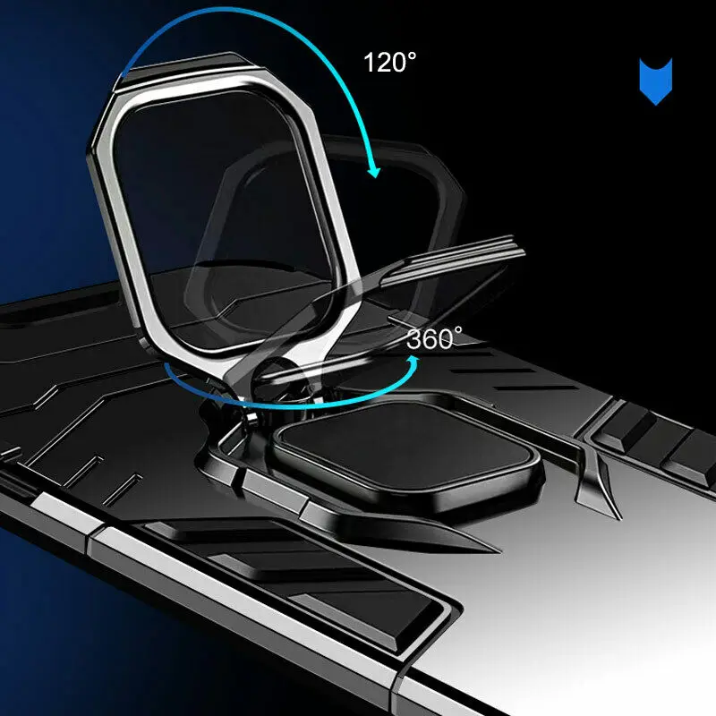Для iPhone 11 Pro Max iPhone XS XR X 8 7 6 6s Plus держатель кольцо Гибридный Броня силиконовый чехол для задней панели телефона