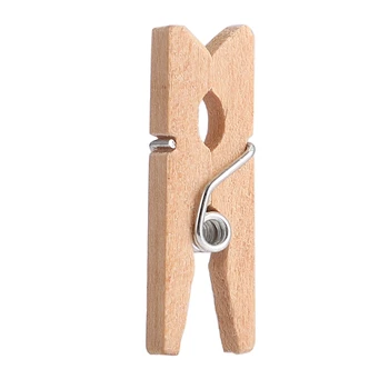 

1000 Wooden Clothespin Mini Clothespins, 25mm Long