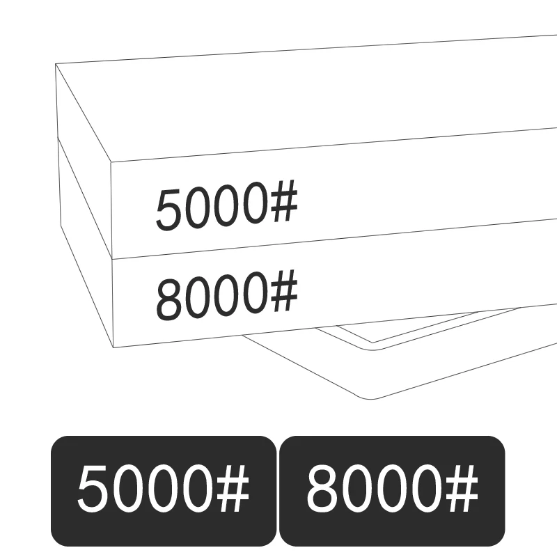 1 шт., профессиональная точилка для кухонных ножей, точильный камень для воды, система заточки, масляный каменный корунд, точильные камни - Цвет: 5000 8000