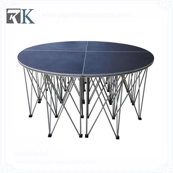 

4' x 4'Durable platform portable smart stage folding riser for event concert wedding