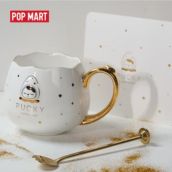 

POPMART Pucky ceramic cup of sleeping babies as beautiful gift free shipping
