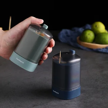 

Mushroom Toothpick Box Creative Automatic Toothpick Box Simple Toothpick Holder Colorful Toothpick Automatic Dispenser