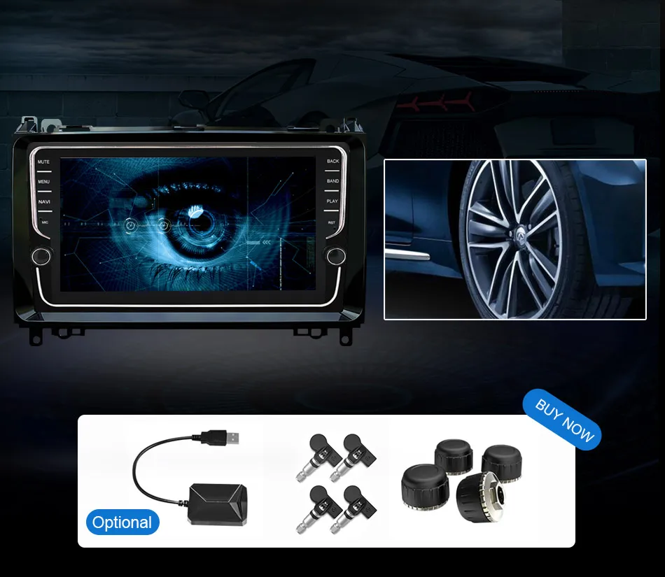 Sale Eunavi 2 din Car radio multimedia Player GPS Android 9 Automotivo For Mercedes Benz Sprinter Viano Vito B-class B200 B180 no dvd 28
