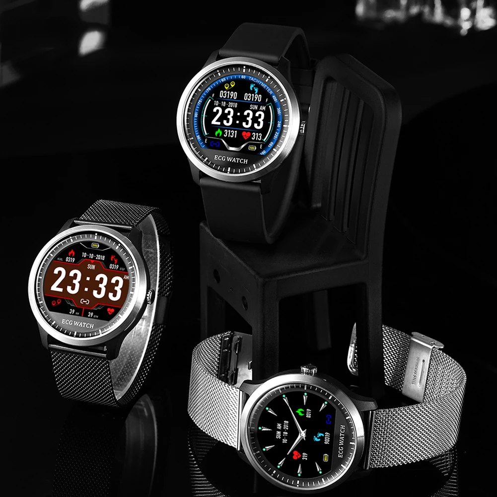 Новые смарт-часы для мужчин IP67 Водонепроницаемый кровяное давление Smartwatch монитор сердечного ритма Спортивный Браслет Модные женские для Android IOS