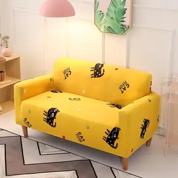 

Stretch All-inclusive Full Cover Combination Sofa Cover Chaise Long Double Three-person Sofa Cushion Non-slip Couch Cover
