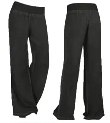 Новый стиль AliExpress свободные штаны с эластичной талией ковбойские брюки женские 1708