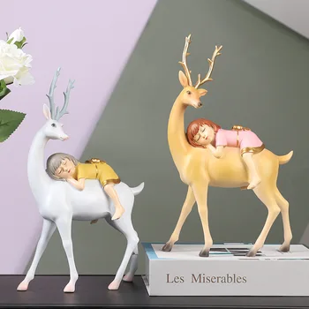 

Horse riding girl cute girl heart light luxury small ornaments girl princess room decoration wedding newlyweds gift