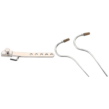 

2Pcs Bassoon Metal Silver-Plated & 1Pcs Bassoon Balancing Bar Adjust Bassoon Strap Replacement