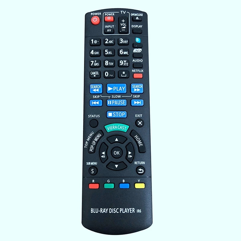 Новый пульт дистанционного управления N2QAYB000574 для Panasonic Blu-Ray плеера DMP-BDT310 DMP-BDT210 |