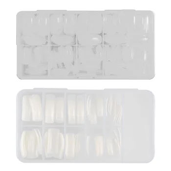 

2 Box 1000pcs Nail Art Stickers Decorative Nail Sticker Fake Nail Decals Manicure Decor Fashion Nail Tips for Women Girls Ladies