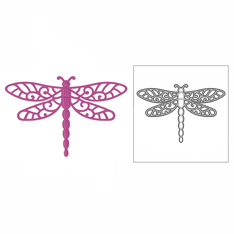 New Cute Lace Dragonfly 2021 Metal Cutting Dies for DIY Greeting Card Making and Scrapbooking Paper Embossing Craft No Stamps | Дом и сад