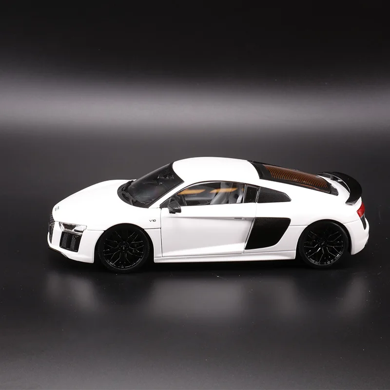 1:18 высокая имитация по форме спортивного автомобиля Audi R8 V10 плюс твердый переплет версия сплава Модель автомобиля для детей Подарки