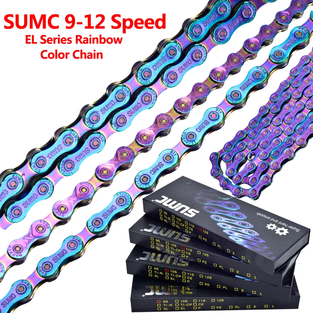 rainbow chain bike
