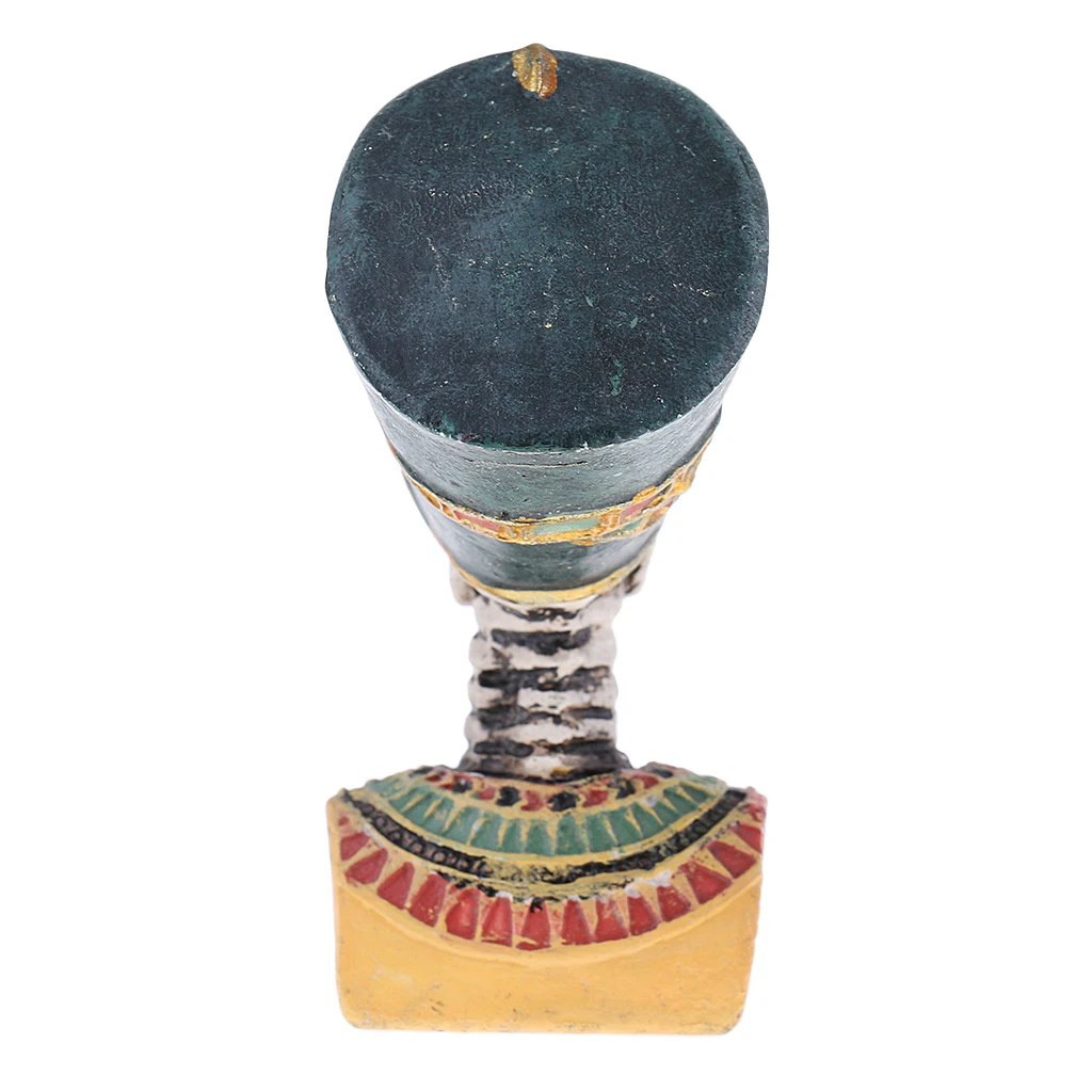 Ancient Egyptian Pharaoh Figurine Resin Skull  Statue Collectible