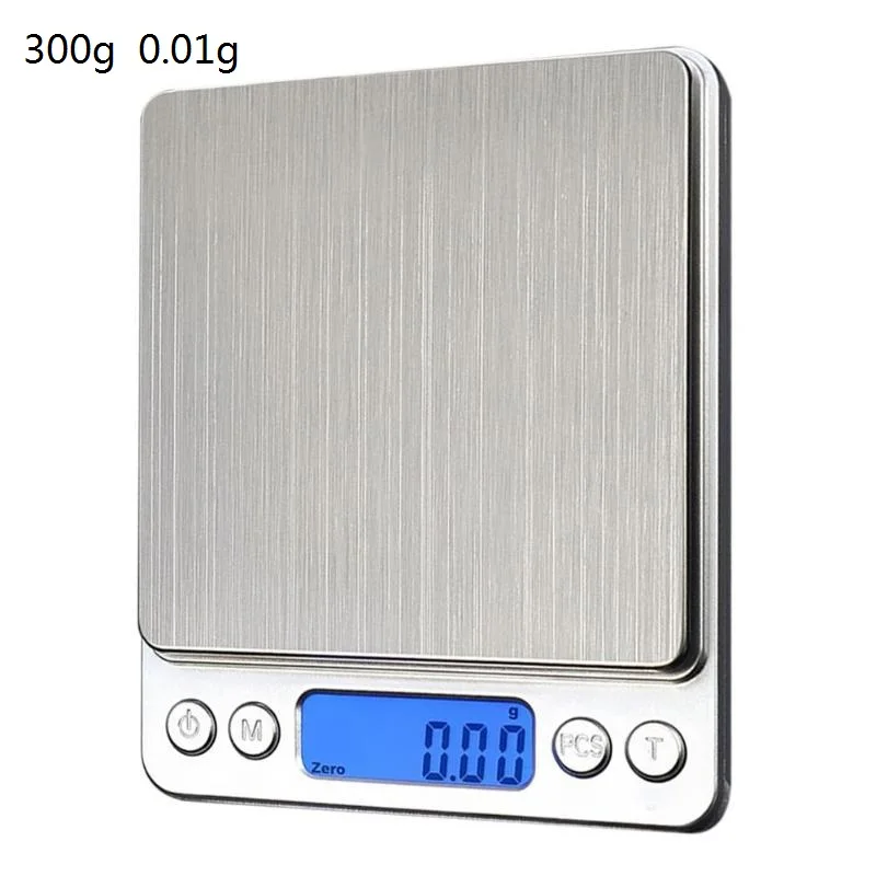 300g 0.01 0,01/0,1 г точность ЖК-дисплей цифровые весы 200/300/1000 г мини электронные детские граммов Вес разновесы для Чай выпечки весы - Цвет: 300g 0.01