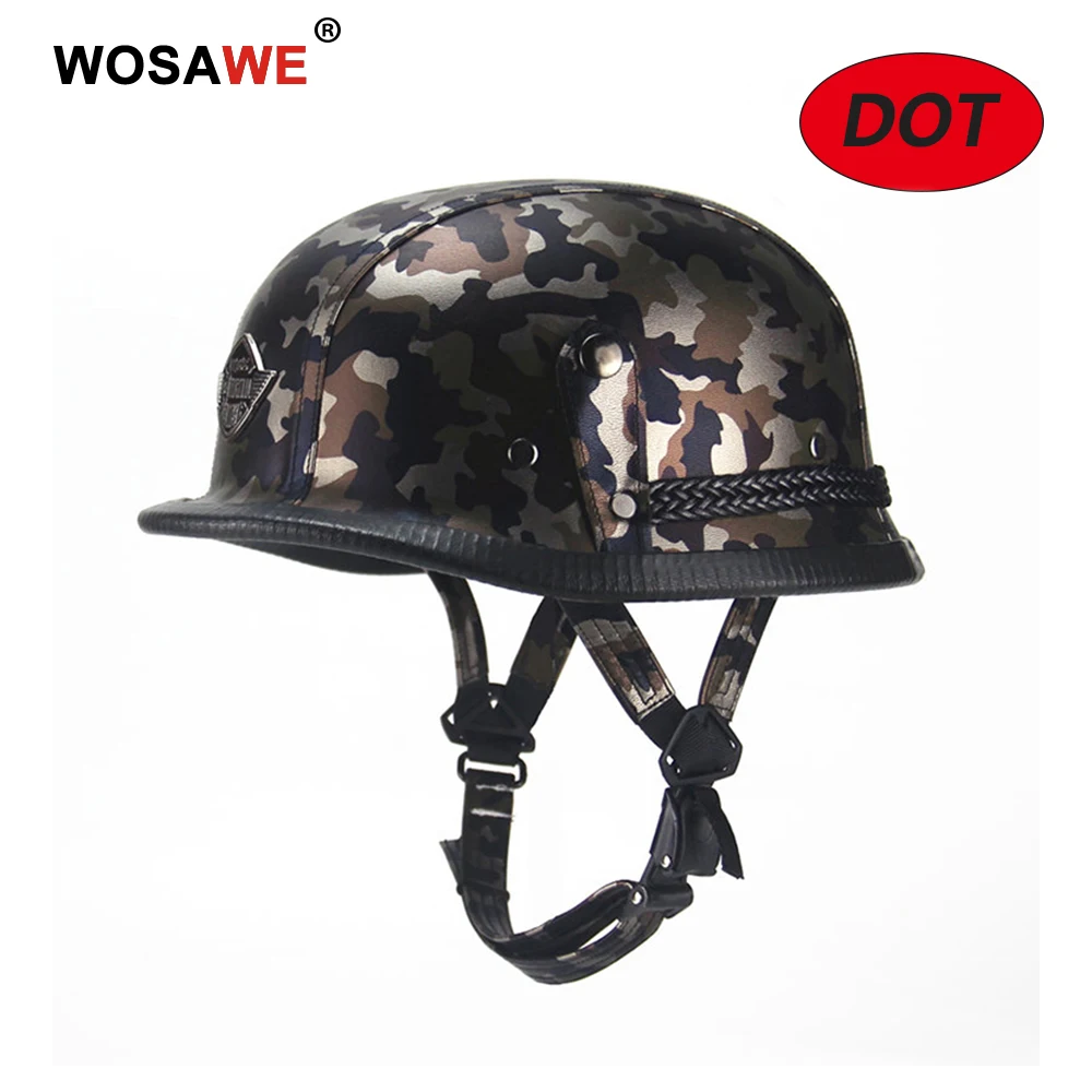 WOSAWE Пособия по немецкому языку Стиль мотоцикл шлем из искусственной кожи