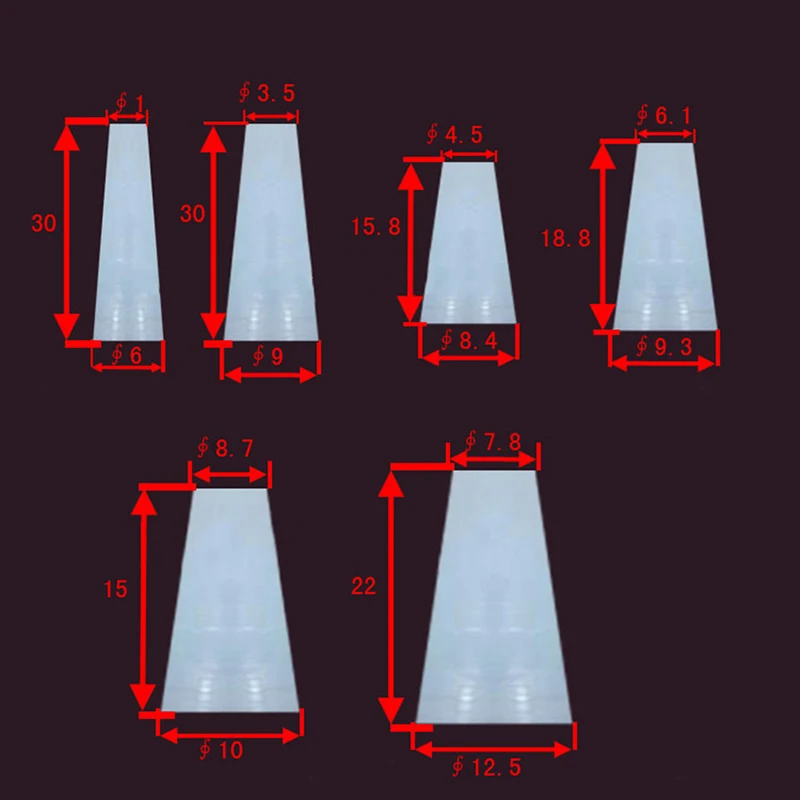 Bouchon Conique De Protection En Caoutchouc De Silicone Haute Température, Kit De Système De Masquage, Parfait Pour Le Revêtement En Poudre, La Peinture, WieshammKit, 100 Pièces