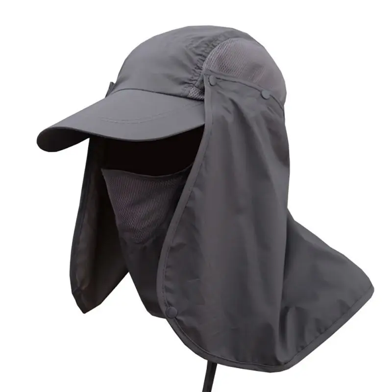 Мотоциклетная маска для лица, Балаклава, мотоциклетный головной убор, шапки с горловиной, шарф, ветрозащитная мотоциклетная маска, шапка, капюшон, черный, серый цвет, Солнцезащитная шапка - Color: Dark grey