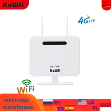 KuWFi разблокированный маршрутизатор 4G LTE 300 Мбит / с беспроводной маршрутизатор CPE и беспроводной модем AP LTE-маршрутизатор с SIM-картой Solt 2 * 5Dbi антенны KuWFi разблокированный маршрутизатор 4G LTE 300 Мбит / с беспроводной маршрутизатор CPE и беспроводной модем AP LTE-маршрутизатор с SIM-картой Solt 2 * 5Dbi антенны