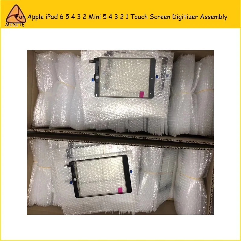 10 шт./лот сенсорный экран дисплей дигитайзер в сборе для i Pad 6 5 4 3 2 Mini 5 4 3 2 1 без кнопки Home Flex запасные части