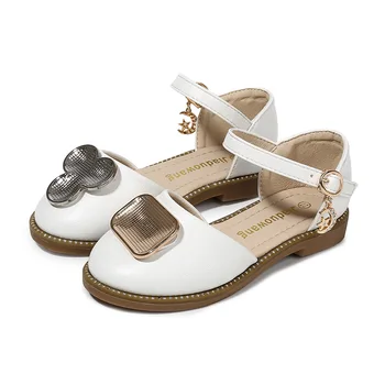 

SKHEK Summer Baby Girls Princess Sandal Lovely Sandalia Infantil Menina Kids Shoes Fashion Closed Toe Children Beach Sandal