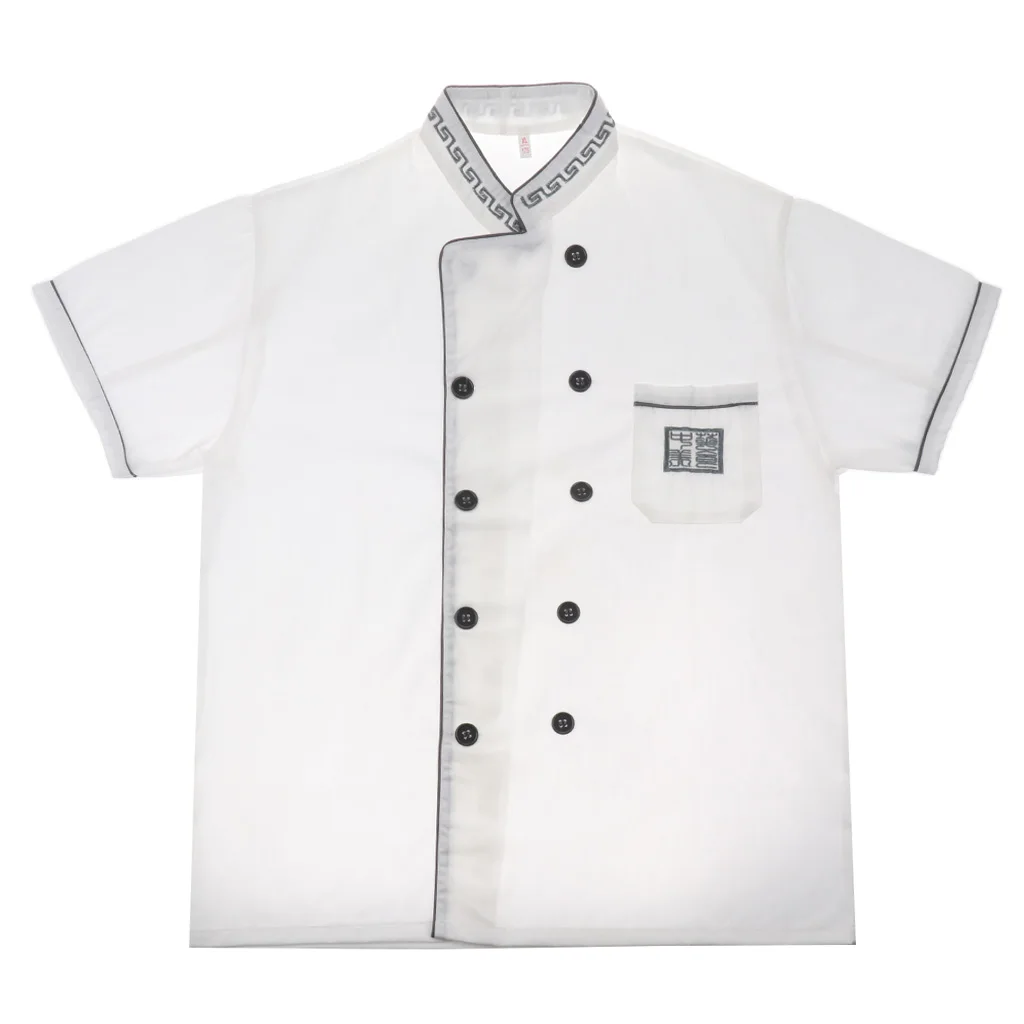 

Womens Mens Short Sleeve Chef's Jacket Kitchen Cook Restaurant Coat Uniforms