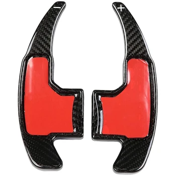 

Carbon Fiber Car Steering Wheel Paddle Shifters Covers Car Accessories for Ford Mustang 2015-2017