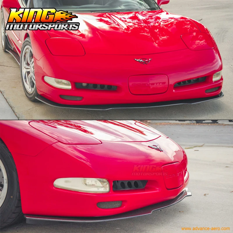 Разветвитель для губ переднего бампера подходит 97-04 Chevy Corvette C5 IK Style | Автомобили и