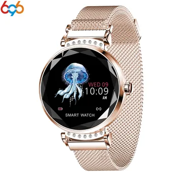 

Newest Fashion T88 Smart Watch Women 3D Diamond Glass Heart Rate Blood Pressure Sleep Monitor Gift Smartwatch PK S3 bracelet