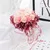 Ramo de flores artificiales de seda para boda ramo de novia simulación de rosas - Цвет: Violeta