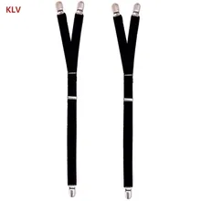 KLV/2 шт./компл. Y Стиль резинка для ног на бретелях рубашка Non-slip запорные зажимы