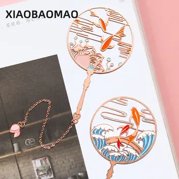 

1 Bookmark + 1 Box Beautiful metal bookmarks for books tab for books Hollow pattern Bookmark Stationery