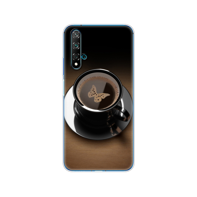 For Huawei Nova 5T Case Soft TPU Back Silicon Phone Cover For Nova5T 5 T YAL-L21 6.26'' Fundas Coque Bumper Skin shockproof