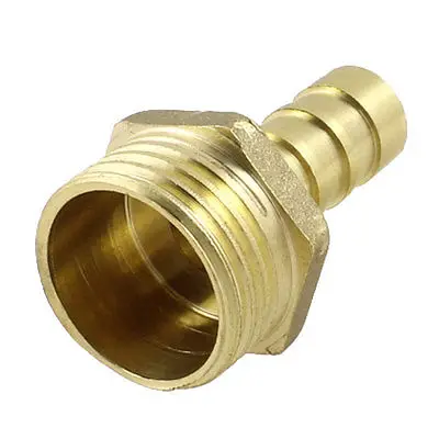 

1/2" NPT Thread 10mm Air Pneumatic Hose Barb Fitting Brass Coupling