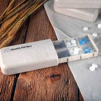 

Pill Box Mini Medicine Tablet Week Pillbox Case Container Organizer Health Care Drug Travel Divider Portable Health Care Tool