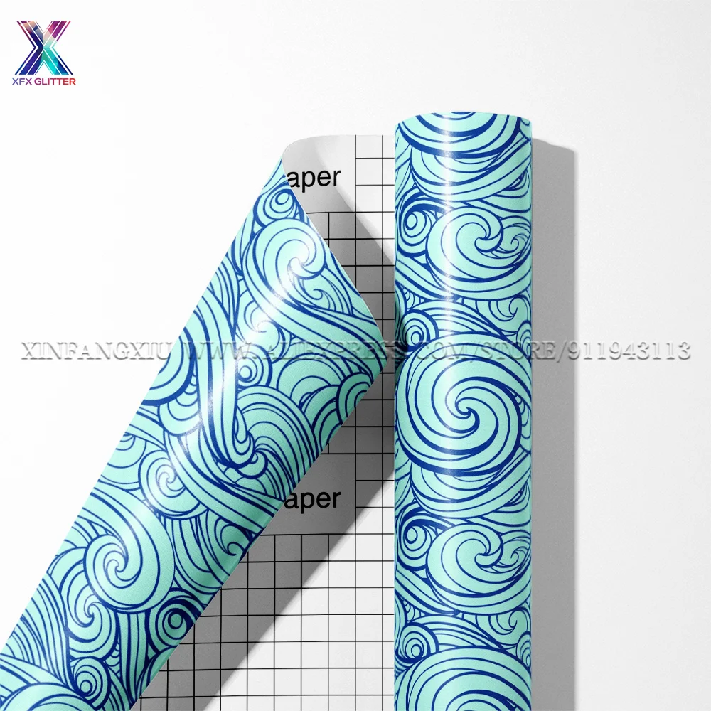 Marbled Swirl Printed Pattern HTV Iron on Heat Transfer Vinyl and Outdoor  Vinyl Sheets 